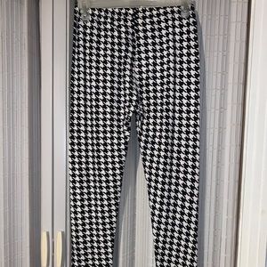 Leggings, black and white